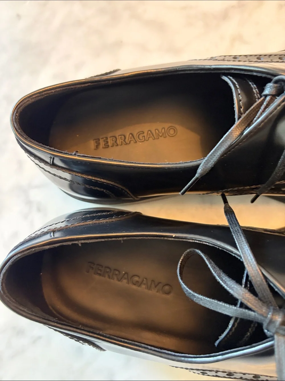 Ferragamo Men’s Festo Wingtip Oxford